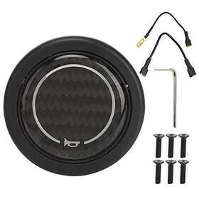 Koulate 252433475227 Horn Button50mm 2inch Car Carbon Fiber Push Button Kit Modification