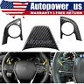 Ks28 Soillar Fit For Toyota Camry Carbon Fiber Inner Steering Wheel