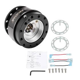 Kd8313bk Kyostar Used Car Steering Wheel Quick Release Hub Adapter Snap Aluminum Universal Black