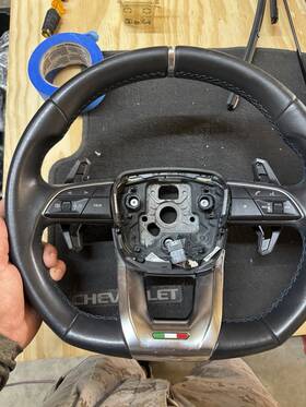 63900371a Lamborghini Urus Steering Wheel Blue Stitching Oem