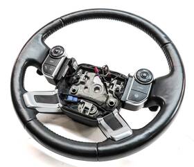 Lr081885 Land Rover 17-20 Discovery L462 Heated Steering With Shift Paddles Gray Stitch Black