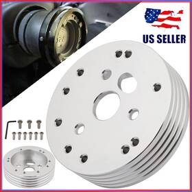 E16003cp195s Leader 1 Inch Billet Extension Hub/ Spacer For 5 And 6 Hole Steering Wheel To 3 Adapter