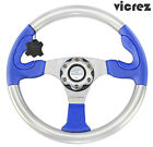 3018205 Leather Blue Series 2 Road Mm Racing 350 Aluminum Real Steering Frame Wheel