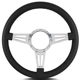 44401 Lecarra 14 Inch Steering Wheel Mark 4 Dbl Slot Black Wrap