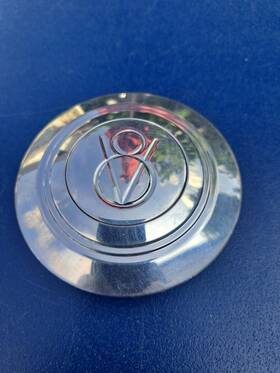3455 Lecarra Steering Wheels Wheel Horn Button Billet Aluminum Polished V8 Logo