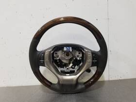 235.le1115 Lexus 15 2015 Rx350 Oem Steering Wheel Black Leather Wood Grain
