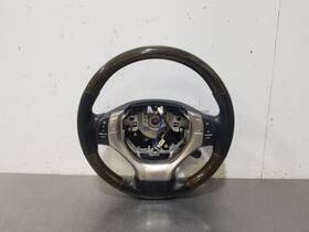 235.le1f15 Lexus 15 2015 Es350 Steering Wheel Black Leather Woodgrain