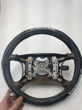 235.le1u95 Lexus 92-97 Sc300 Sc400 Oem Steering Wheel Beige / Brown With Cover