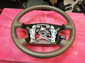 45100-33272-g0 Lexus 1998-2001 Es300 Base Steering Wheel With Cruise Control Leather Brown Color