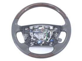 45100-50250-e1 Lexus Leather Heated Wood Trim Steering Wheel Oem For 2007-2009 Ls460 Ls600h