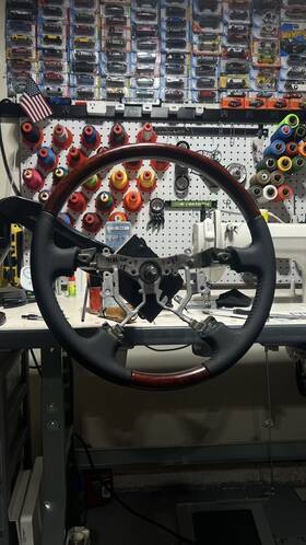 45100-60540 Lexus 04 05 06 07 08 09 Gx470 Steering Wheel Reupholstered