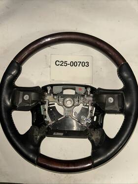45100-60870 Lexus 14 15 16 17 18 19 Gx460 Steering Wheel Wood/black Without Heat