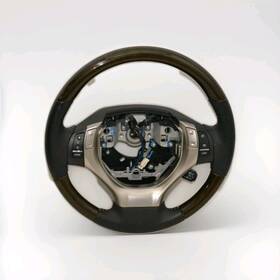 Gs120-04920 Lexus 2013 2014 2015 Oem Es300h Es350 Steering Wheel Black Leather Wood