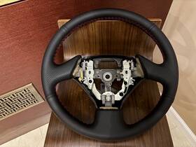 45100-48030-e0 Lexus Toyota Oem Sc300 Sc400 Gs430 3 Spoke Leather Steering Wheel