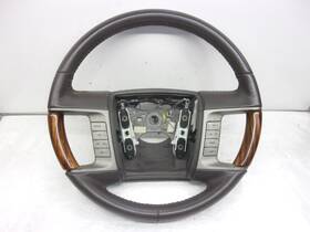 235-03048q Lincoln 2007 Mkx Gray Leather Steering Wheel Oem