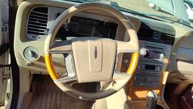 8l7z3600cc Lincoln 2008-2009 Navigator Steering Wheel Oem Tan