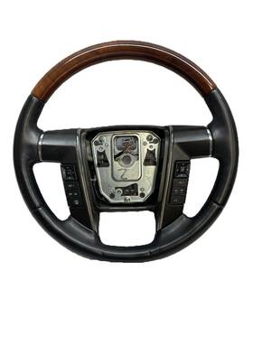 Fl74-3600-af Lincoln 2016 Navigator Steering Wheel With Controls Oem Wood Grain