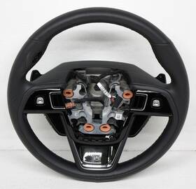 Lc5b-3600-aj3zhe Lincoln Oem Black With Gray Stitching Steering Wheel For Aviator Visual Flaw