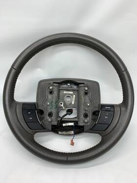 P7w733f563 Lincoln 05-11 Town Car Grand Marquis Leather Steering Wheel Oem Greystone Gray