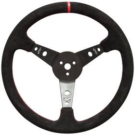 52-56797 Longacre Pro Alum. Racing Wheel Suede Rim 15 Inch Blk