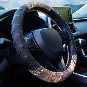1440013 Lpi Truck Mossy Oak Steering Wheel Cover With Comfort Grip Break-up Country