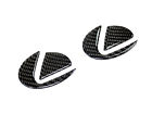 Lx-0002 Autotecknic Real Carbon Fiber Hood Trunk Emblem Filler Insert Decal