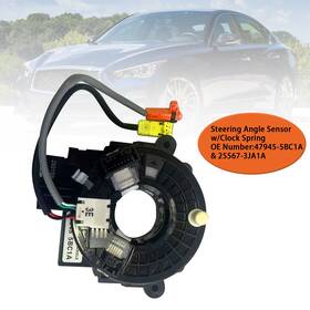 25567-3ja1a Madhornets 47945-5bc1a Steering Angle Sensor Assembly For 15-19 Infiniti Q50 Q60 Qx80 Armada