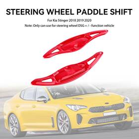 C160-a043-a Madhornets Red Steering Wheel Shift Paddle Shifter Extension Fit Kia Stinger 2018-2022