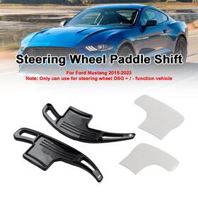 C160-a058-c Madhornets Black Steering Wheel Shift Paddle Shifter Extension Fit Ford Mustang 2015-2023