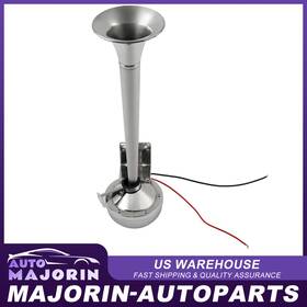 Ma167301j01 Majorin-autoparts Train Horn Marine Grade 304 Stainless Steel Boat Ship Trumpet Electric Single