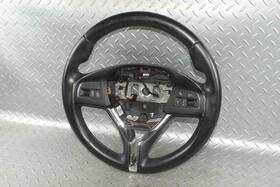235-maserati Maserati 14-17 Ghibli Black Leather Chrome Trim Steering Wheel Cruise Radio Control Oem