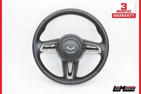 Bdgh-32-982a Mazda 2019 2020 2021 2022 2023 3 Leather Steering Wheel With Switch Buttons