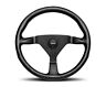 Mcl35al1b Momo Automotive Accessories Monte Carlo Steering Wheel Leather Black