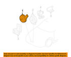 38100s3v305 Mdx-horn Oem 04-06 Acura Honda