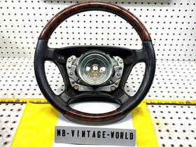14414414411 Mercedes / Amg Oem 95-99 W140 S600 95-98 R129 Sl600 Burl Wood Steering Leather 1 Wheel