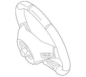 000-460-48-09-9e38 Mercedes-benz Genuine Steering Wheel