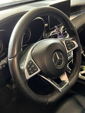 0004601803 Mercedes-benz 15-18 W205 C300 C400 Glc300 Leather Steering Wheel With Paddles Oem