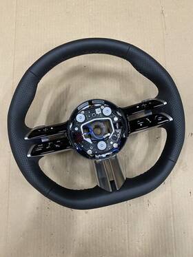 A0004609117 Mercedes-benz 0004609117 23-24 Glb 250 Driver Steering Wheel Leather Black Oem