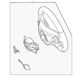 099-460-70-10-8u00 Mercedes-benz Genuine Steering Wheel
