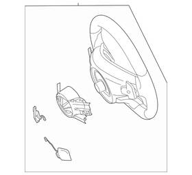 099-460-88-08-64-9e38 Mercedes-benz Genuine Steering Wheel