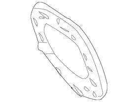 099-463-05-00 Mercedes-benz Genuine Mount Plate