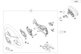 099-464-44-06 Mercedes-benz Genuine Contact Plate