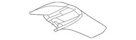 099-464-87-04-65-2a17 Mercedes-benz Genuine Molding Steering Wheel