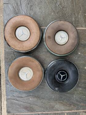 1154640134 Mercedes Benz Steering Wheel Horn Pad W 108 109 111 112 113 250 230 220 Se Sl 230slop
