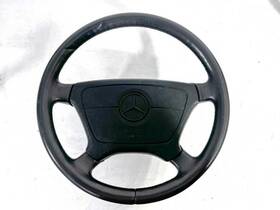 1404602303 Mercedes-benz Leather Steering Wheel Black 400mm Fits 92-99 R129 W124 W140 W201