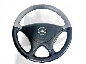 1704602303 Mercedes-benz Sportline Steering Wheel Leather 380mm Gray Black Fits W202 C230 C280
