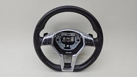 1725400362 Mercedes -benz 12-18 W212 E350 Steering Wheel Brown With Paddle Shifters Oem