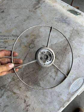 W187 Mercedes-benz 187 460 01 44 Horn Ring Contact Plate Signal Vintage