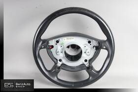 2114606603 Mercedes-benz 03-06 W211 E55 Amg Leather Black Steering Wheel With Paddle Shifters Oem