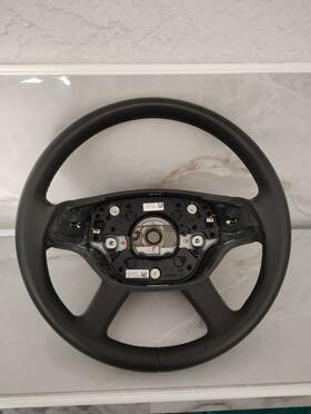 22146027037j14 Mercedes-benz 07 08 S550 S600 S65 Steering Wheel With Paddles Modules Oem Leather